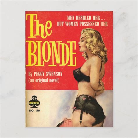 the blonde postcard pulp fiction