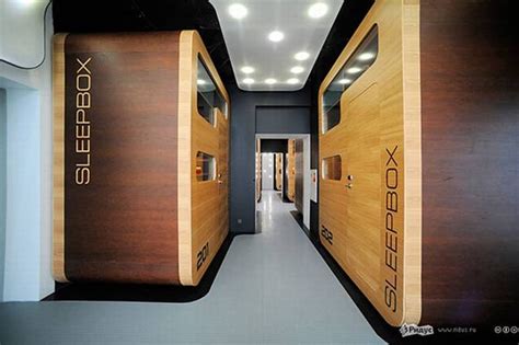 There's also a whisky bar. » Capsule Hotel, Moscow