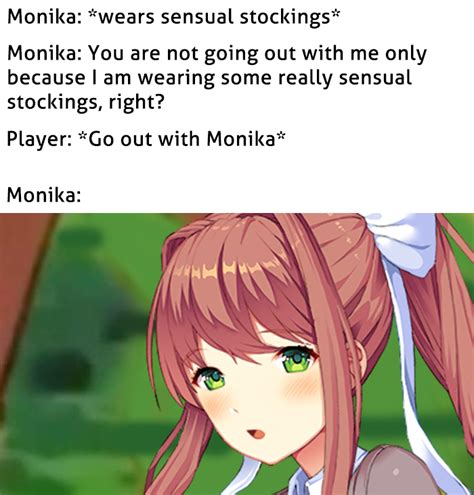 Monika Is Surprised Ddlc