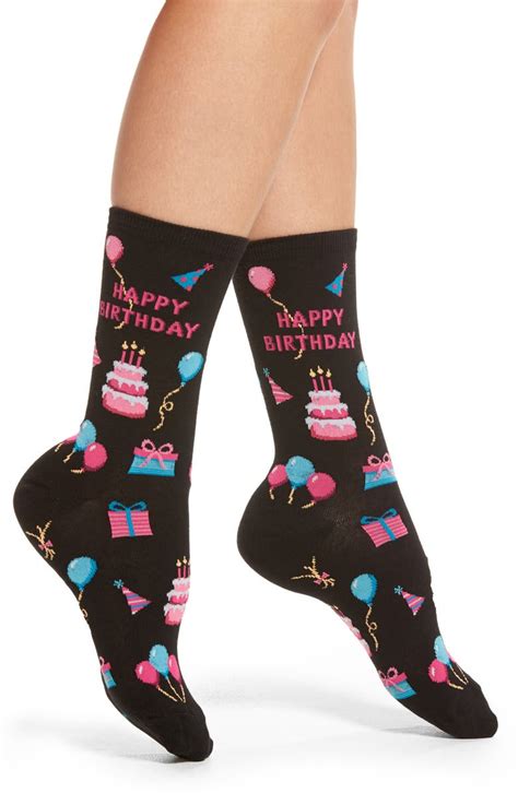 Hot Sox Happy Birthday Socks 3 For 15 Nordstrom