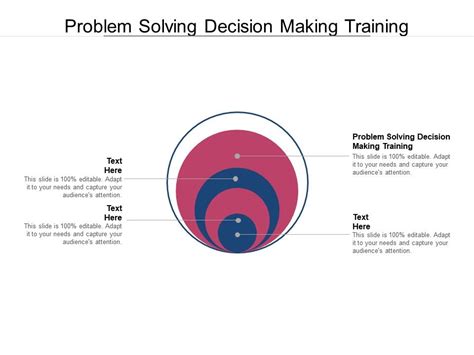 Problem Solving Decision Making Training Ppt Powerpoint Presentation