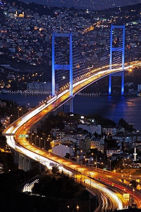 Bosphorus Bridge Istanbul Turkey World Travel