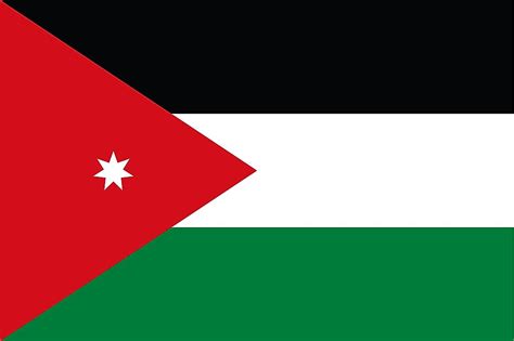 The National Flag Of Jordan