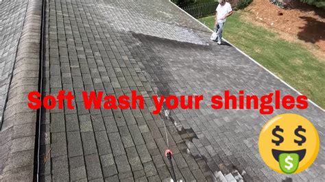 Soft Wash Roof Cleaning Best Roof Wash Method Youtube