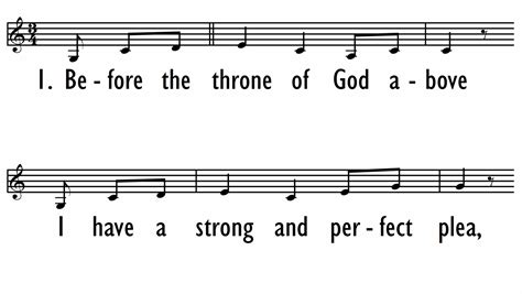 Before The Throne Of God Above Lead Line Digital Songs And Hymns
