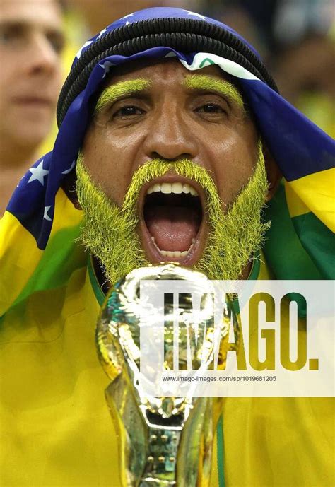 brazil fans attend a group stage match of the qatar 2022 soccer world cup between brazil and serbia