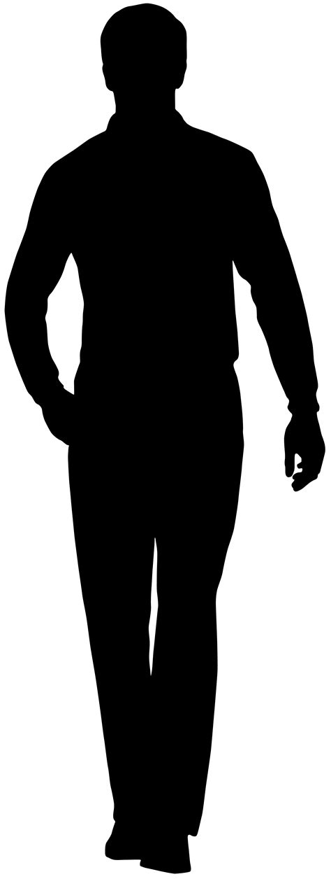 Silhouette Male Clip Art Man Silhouette Png Download 30198000