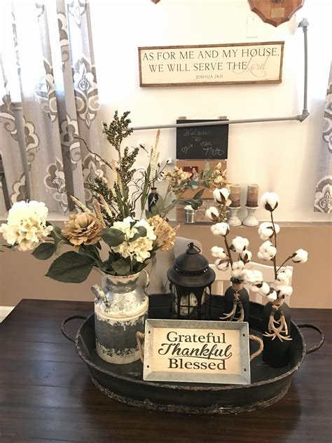 Kitchen Table Decorations Ideas Beautiful Farmhouse Style Centerpiece