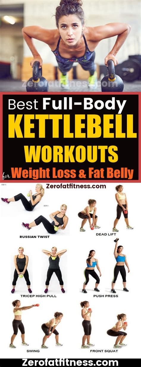11 Best Full Body Kettlebell Workouts For Weight Loss And Flat Belly At