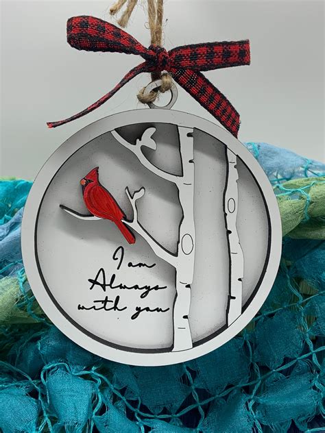 Cardinal Ornament I Am Always With You Etsy