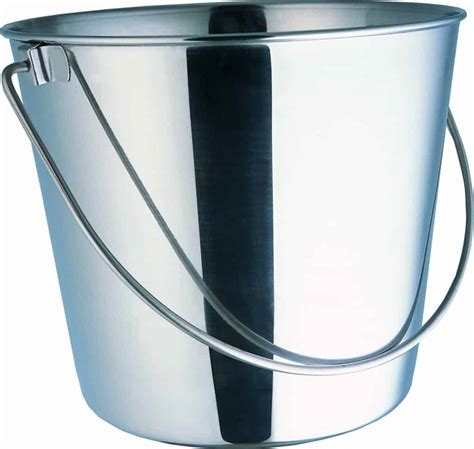 Stainless Steel Bucket 6 Qt Upco Pet Supplies