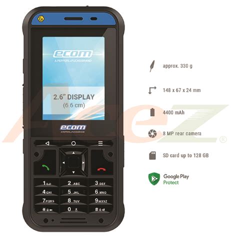 Smart Ex 01 Ecom Intrinsically Safe Mobile Phone For Zone 1