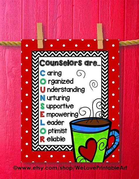 Counselors Are, Printable Quote Poster, School Counselor ...