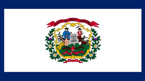 Original West Virginia State Flag 3840x2160 Wallpaper