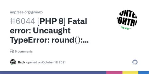 Php Fatal Error Uncaught Typeerror Round Argument Num