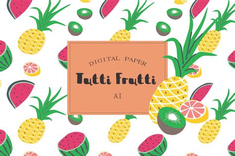 Tutti Frutti Fruit Pattern ~ Patterns ~ Creative Market