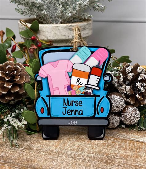 Personalized Nurse Ornament Custom Nurse Ornament Nurse Etsy