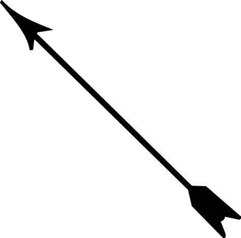 Black Arrow Clip Art Archery Arrow Clip Art Png Download Full