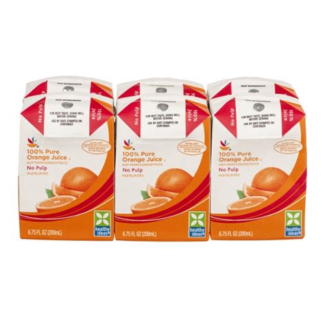 Save On Giant 100 Pure Orange Juice Boxes No Pulp 6 Pk Order Online
