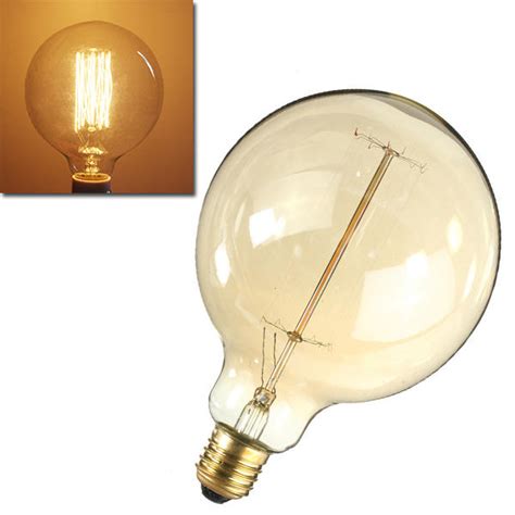 Incandescent Bulb E27 40w 220v G125 Globe Retro Edison Light Bulb Sale