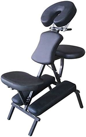 Mari Lifestyle Ultra Lightweight Steel Portable Black Indian Head Massage Chair Use In Massage