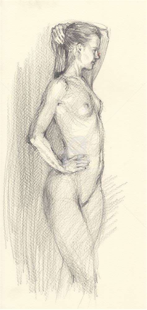 Perfect Naked Woman Body Desenho Por Samira Yanushkova Artmajeur