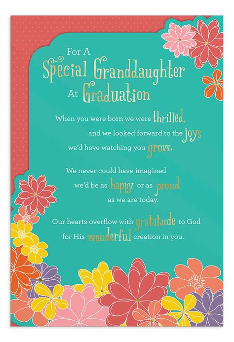 Graduation Granddaughter 1 Greeting Card