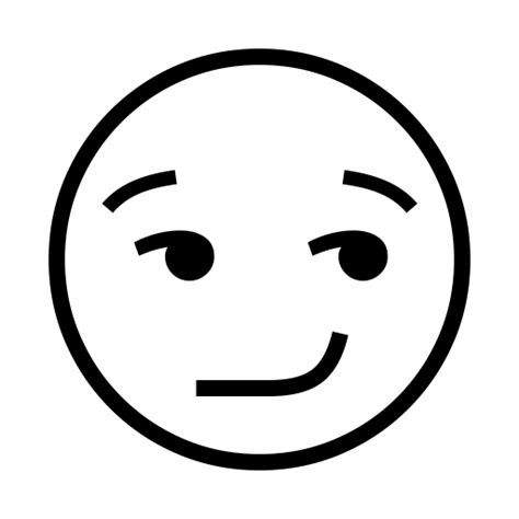 Smirking Face Emoji Smirk Emoji
