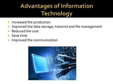 Advantages Of Information Technology Wikki Verma
