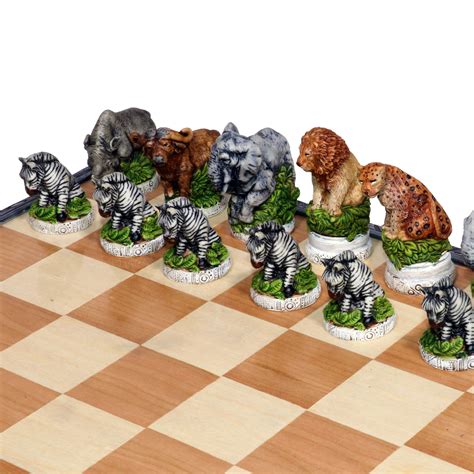African Animal Chess Set Full Body Amazing Africa Ts