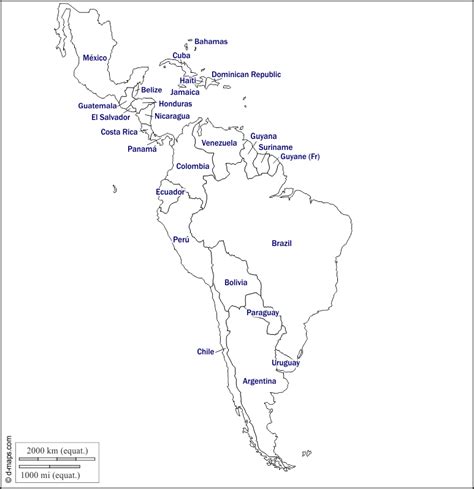 America Latina Mapa Sin Nombres Justinhubbard Me And Vrogue Co