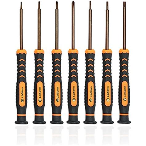 Precision Screwdriver Screwdrivers Set Of 7 Phillips And Flathead With