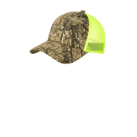 Port Authority Structured Camouflage Mesh Back Cap Plum Grove