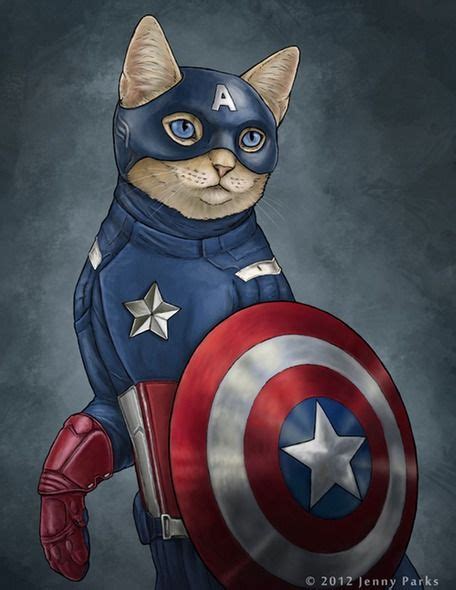 Catvengers Turns Kitties Into Purr Fect Superheroes Cat Art Jenny