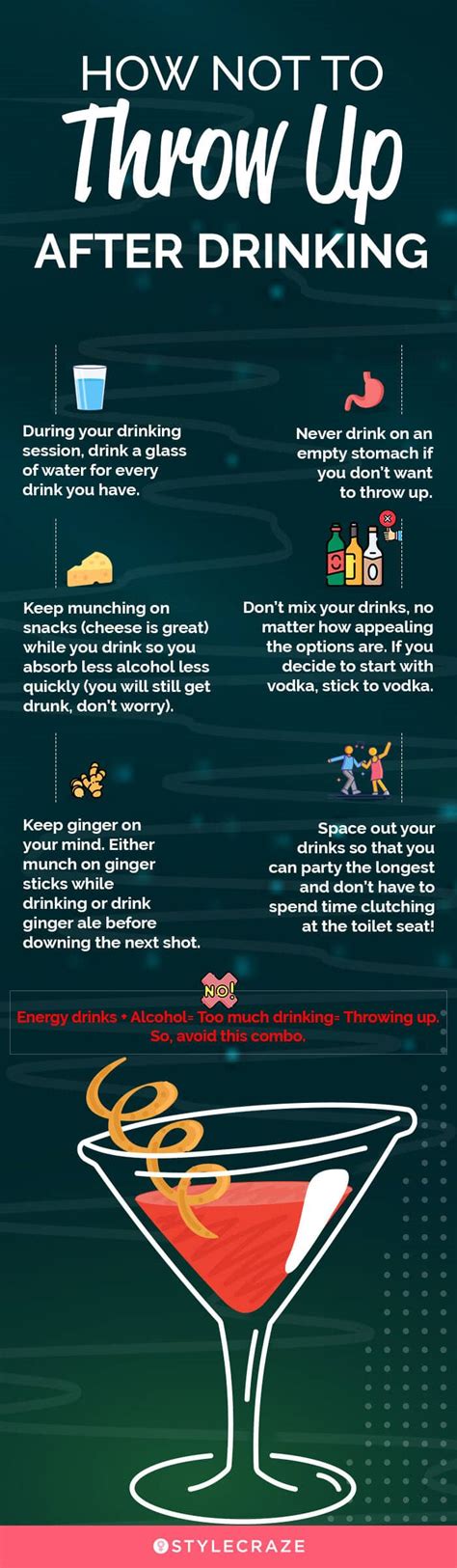 How To Stop Throwing Up After Drinking Too Much Alcohol