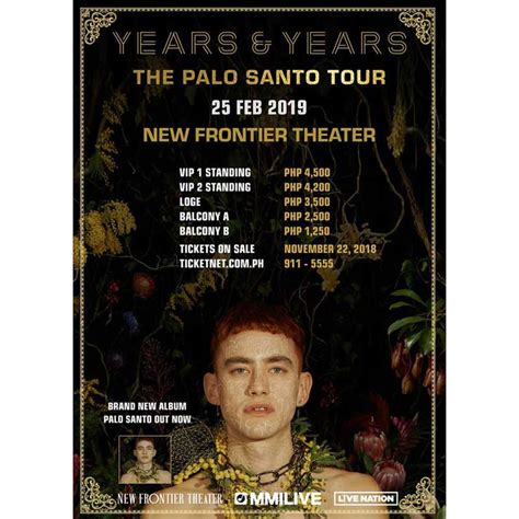 Years And Years Live In Manila 2019 Cancelled Philippine Concerts
