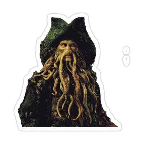Davy Jones Sticker By Drayziken