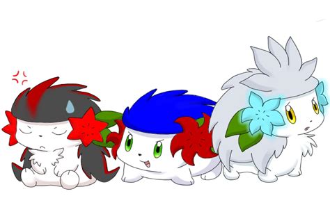 Oh yeah and shadow is serious in fights and sonic isn't so it can get him killed easily. Sonic, Shadow And Silver As Shaymin - Sonic the Hedgehog ...