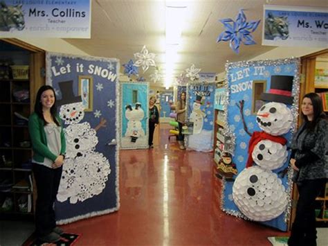 Winter Wonderland Hallway School Door Decorations Christmas School