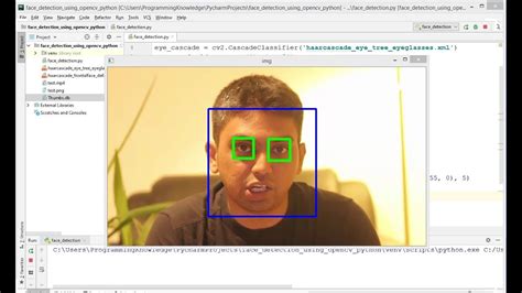 Face And Eye Detection In Python Using Opencv Blink Counting With