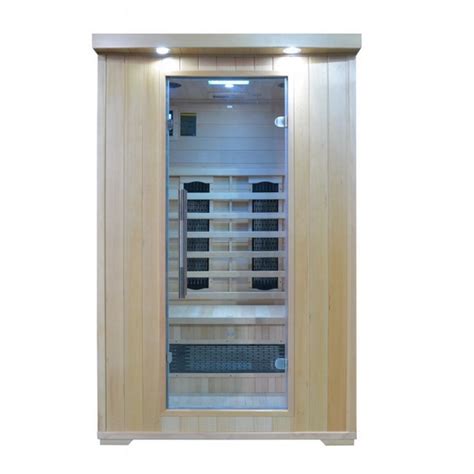 Infrared Saunas Two Person Infrared Sauna 120x120 With Control Panel