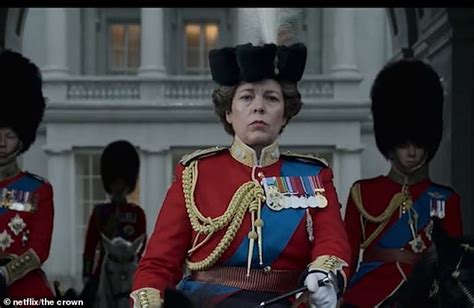 How The Crown Filmed Queen Olivia Colman Riding Under The Buckingham