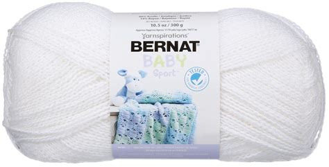 Bernat Baby Sport Big Ball Yarn Sparkle White Sparkle Michaels