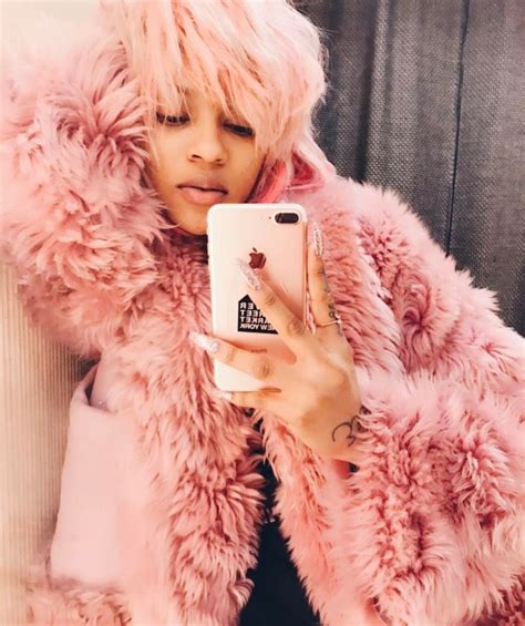 Brittany Byrd Fur Jacket Fur Coat Babe Lil Uzi Vert Team Rocket