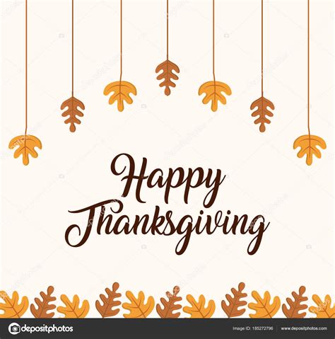 Happy Thanksgiving Design Stock Vector By ©djv 185272796