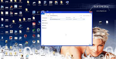 You can use win + d or win + m shortcut keys. Hide Windows Desktop Icons at the Press of a Button