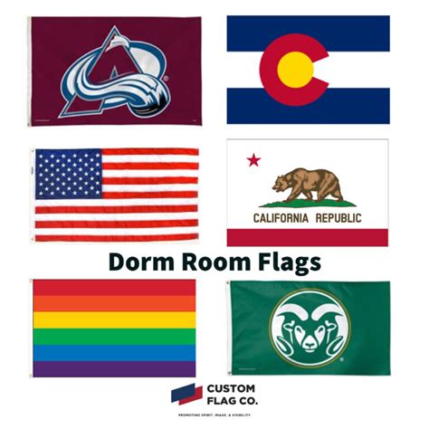 College Dorm Room Flags Custom Flag Company