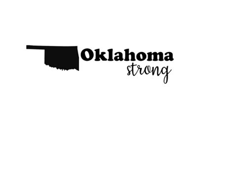 Oklahoma Strong Svgpngjpegcricut Cut File Etsy