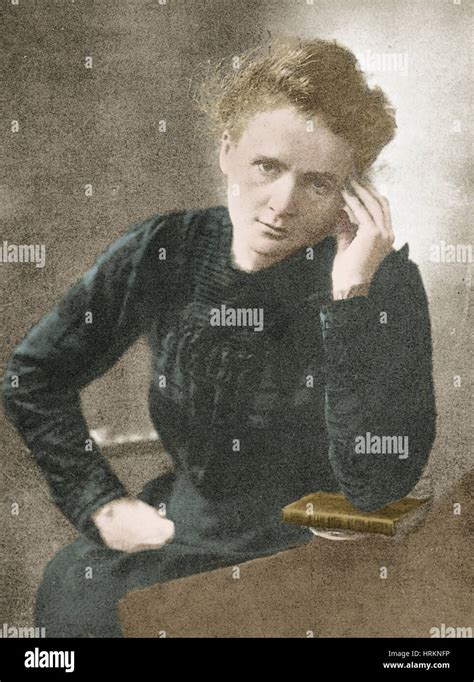 Marie Curie Polish French Physicist Stock Photo Alamy