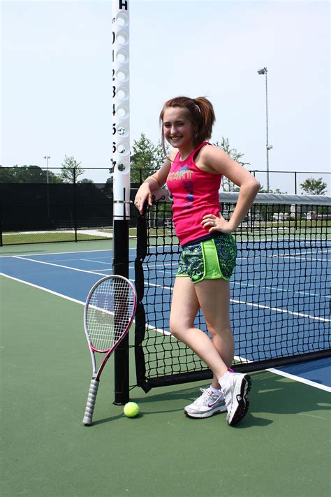 Tennis Girl Free Stock Photo A Cute Young Girl Playing Tennis 14679